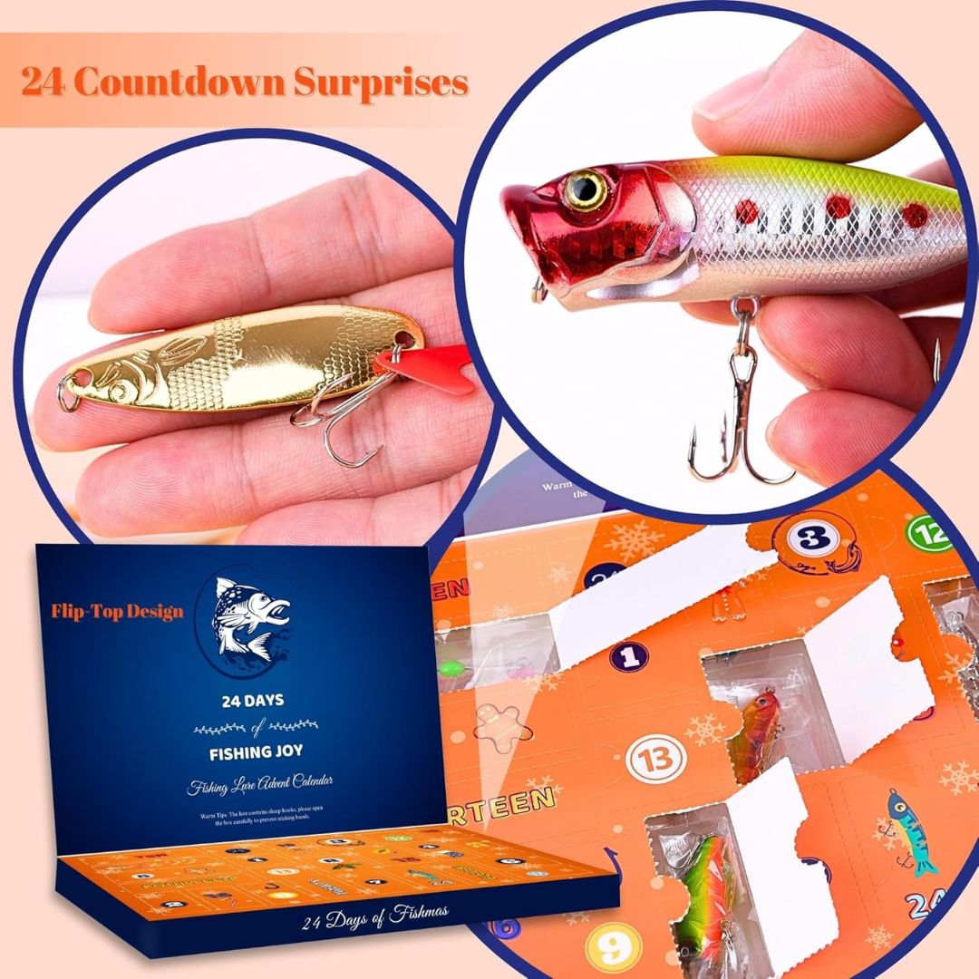 Fishing Advent Calendar | 24 Days of Fishing Lures
