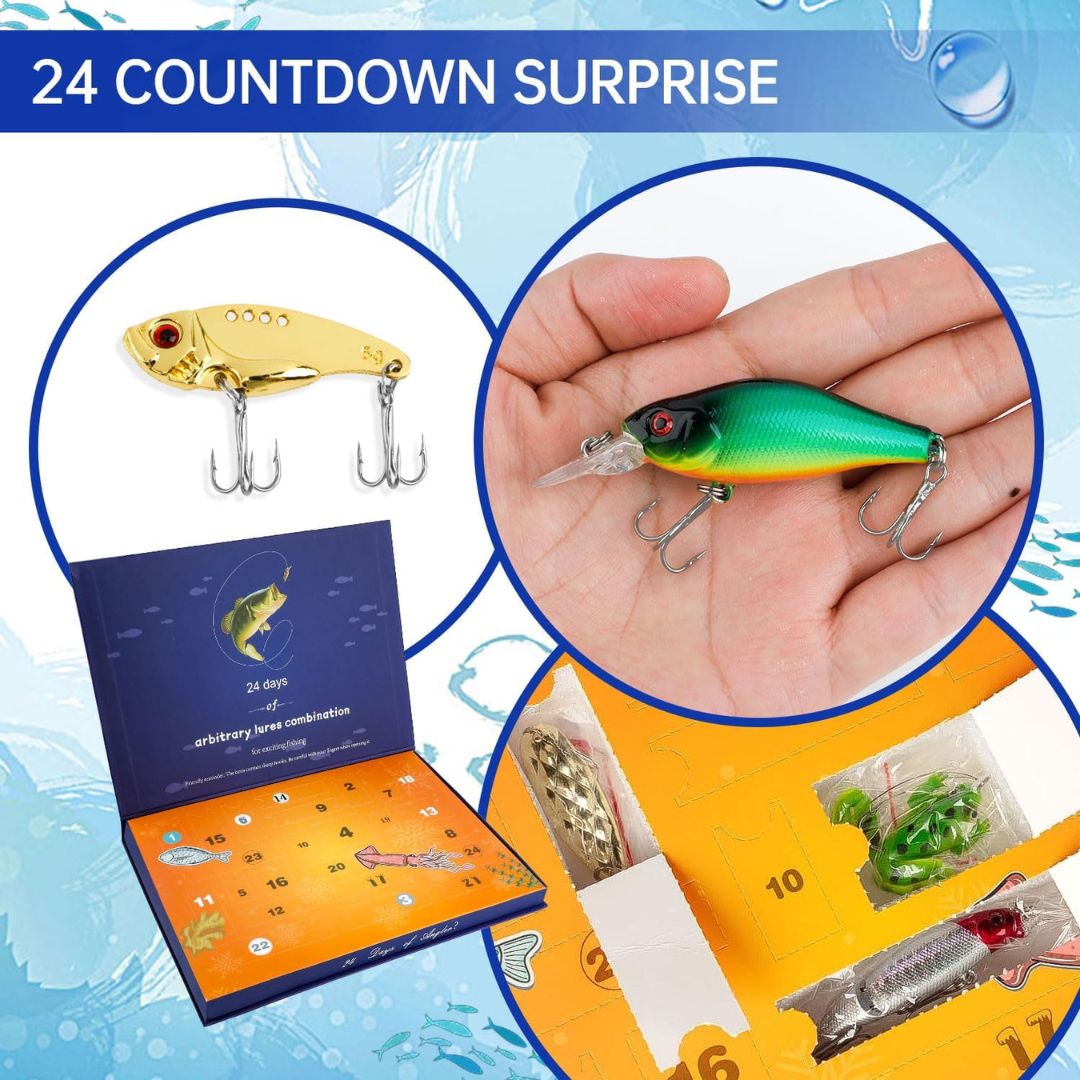 Fishing Advent Calendar | 24 Days of Fishing Lures